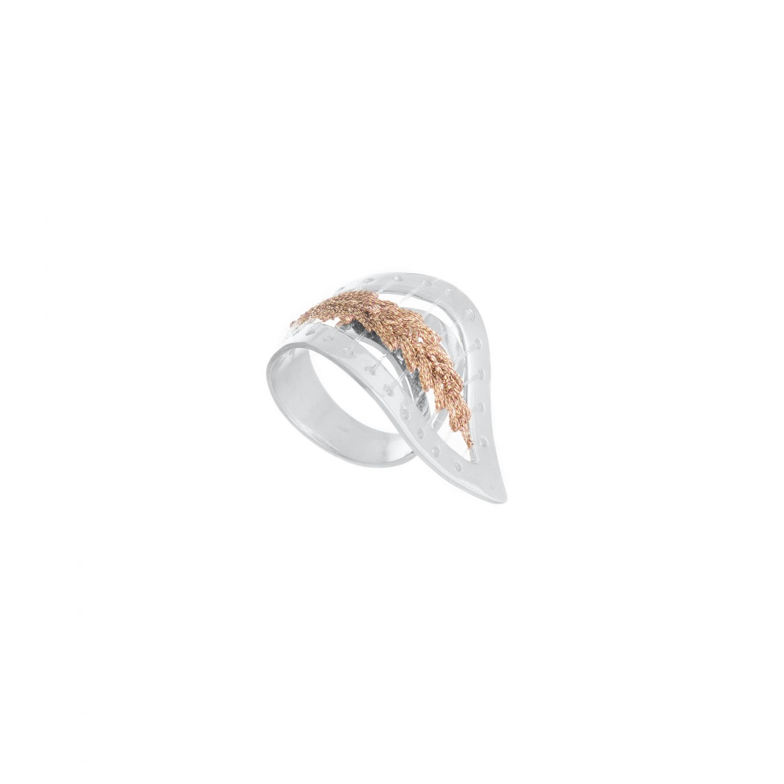 Anillo oleaje azul